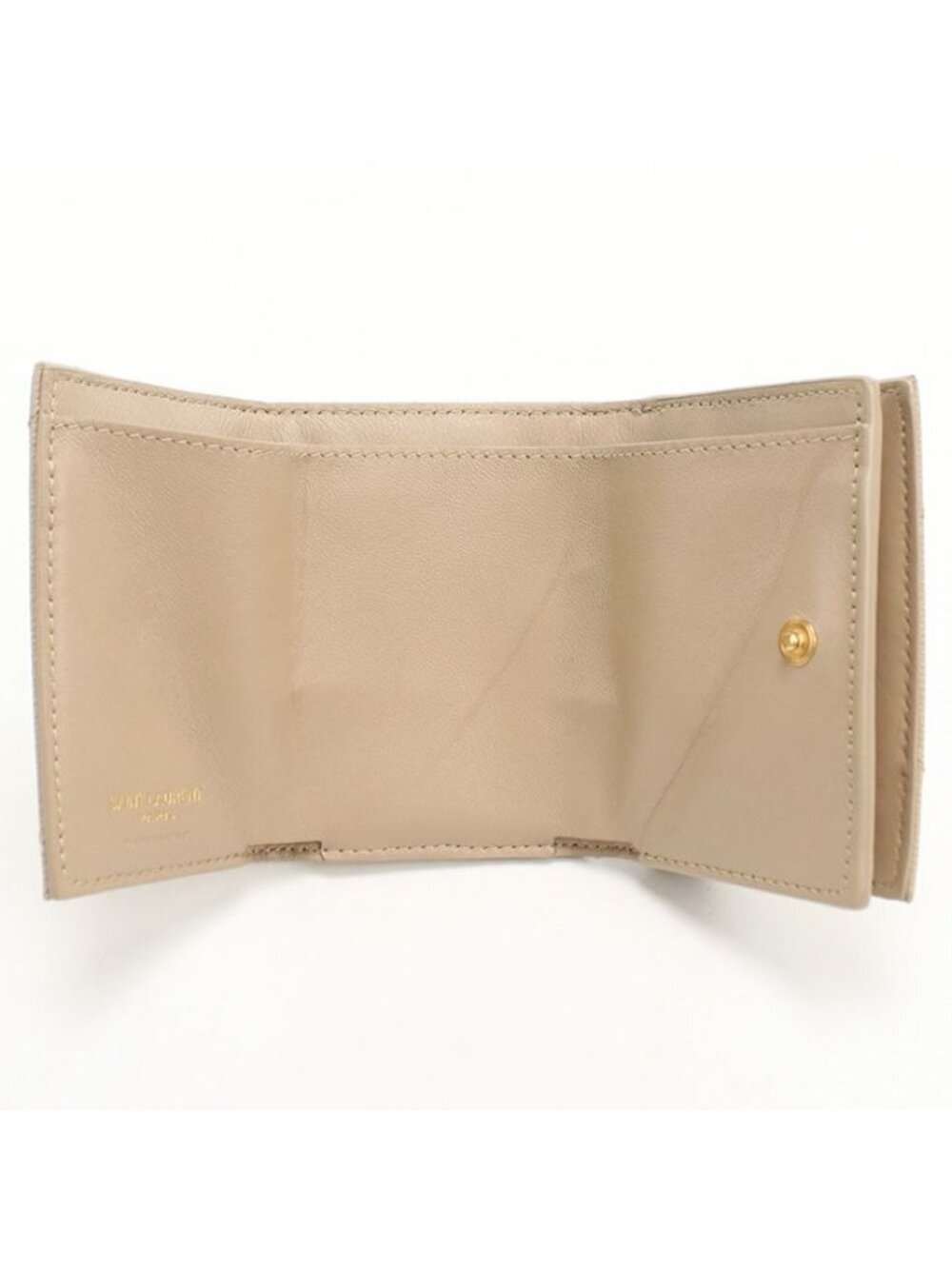 Saint Laurent Tiny Wallet Monogram Origami Trifold Calfskin - Picture 3 of 8